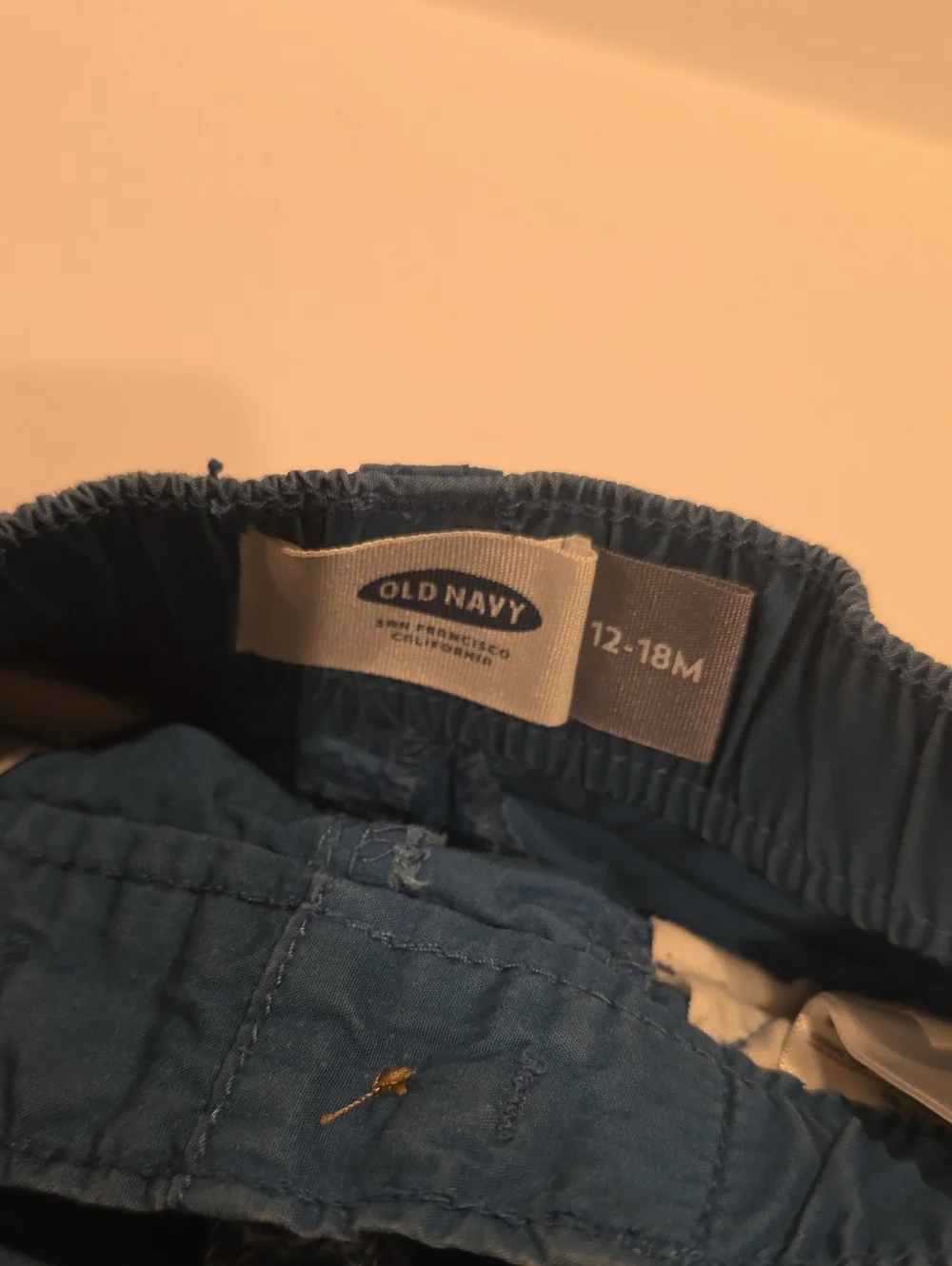 Old Navy 12-18m  Teal-Blue Elastic-Waist Kids Shorts